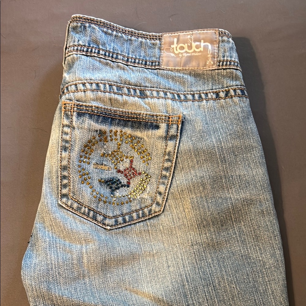 Touch by Alyssa Milano Blue Jeans Classic Denim Style Steelers Fans